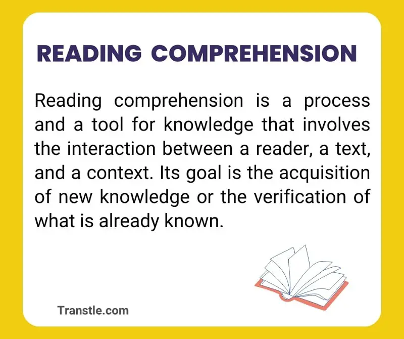 Reading comprehension what it is, characteristics, concept or definition of reading comprehension and comprehensive reading