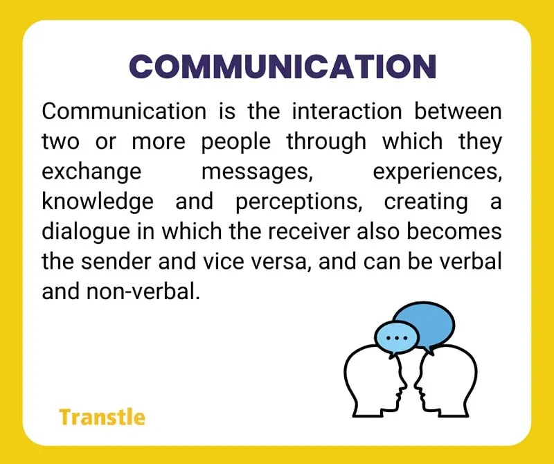 Communication, concept and definition of communication, what is communication