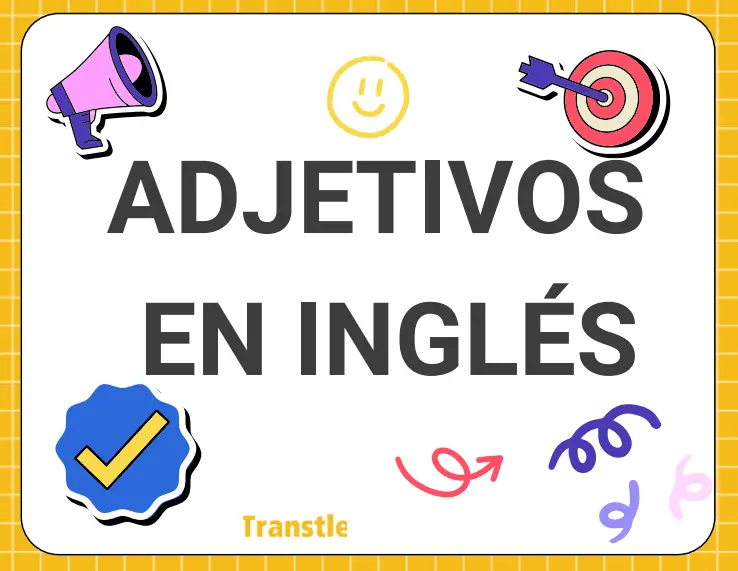 Adjetivos en ingles dibujos